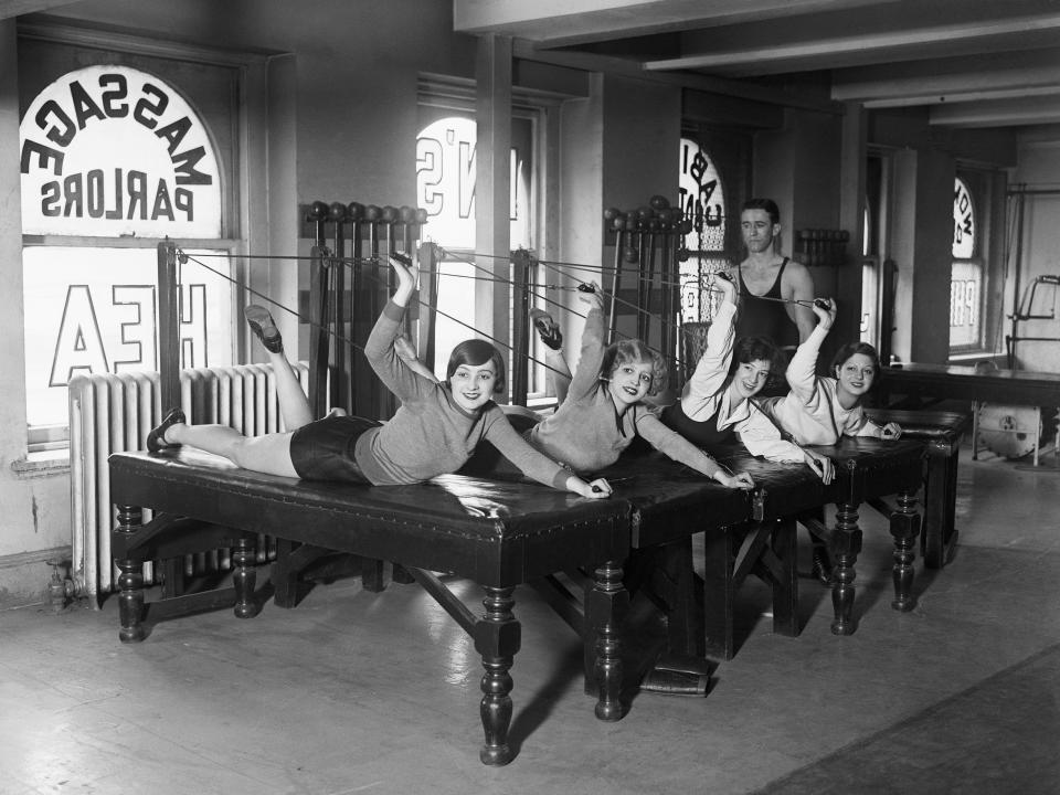 pilates pulley system