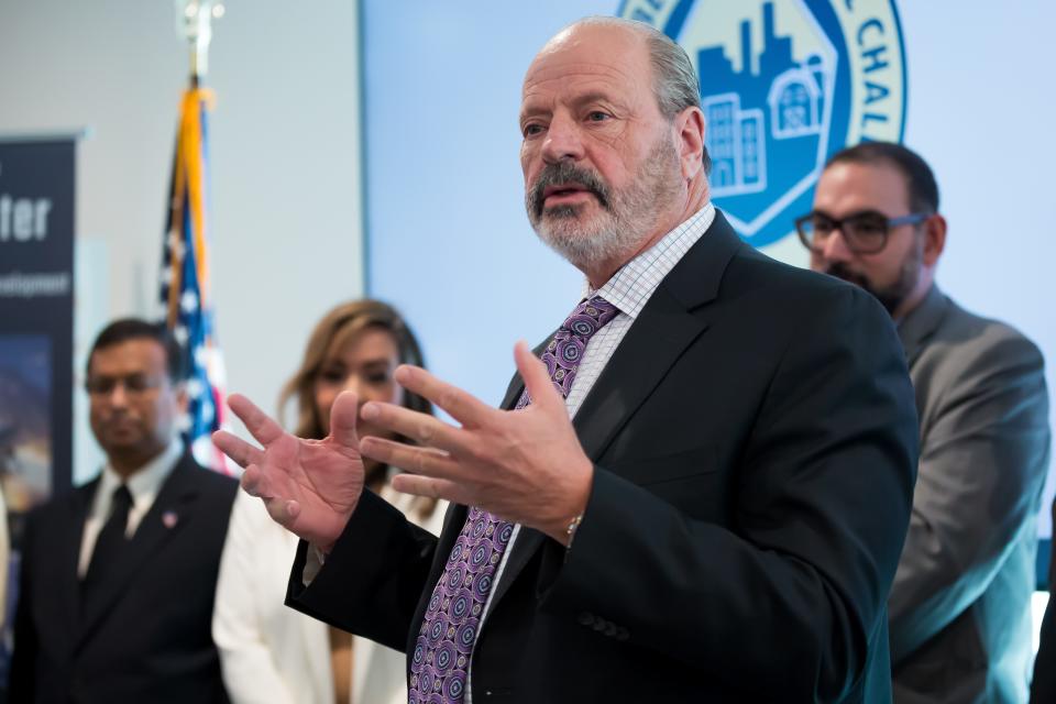 El Paso Mayor Oscar Leeser said Venezuelans make up the greatest share of migrants entering the U.S. from Mexico.
