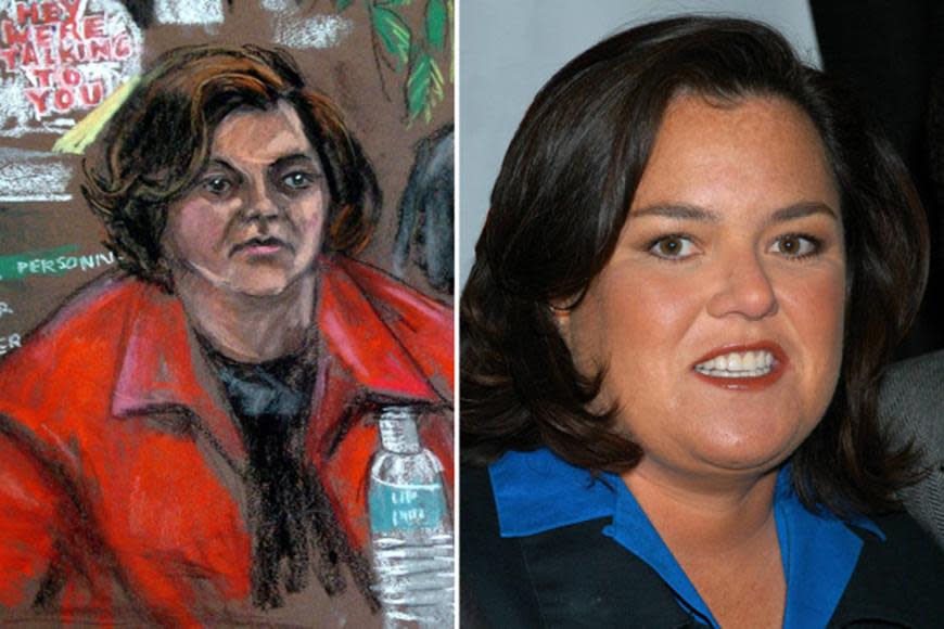 Questionable celebrity courtroom sketches