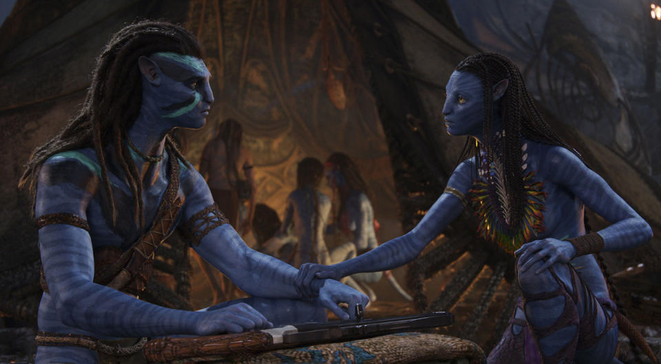 Disney+ retira 'Avatar'. Imagen: Jake Sully y Neytiri en 'Avatar: El sentido del agua' (©20th Century Studios. All Rights Reserved)