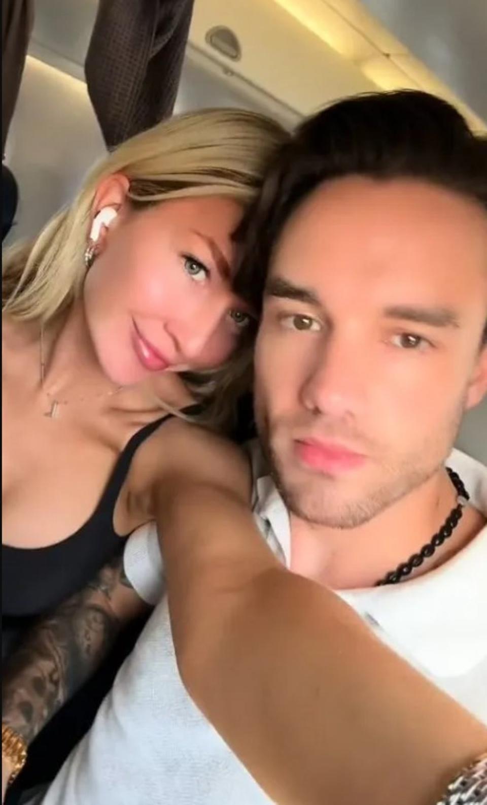 Payne pictured with girlfriend Kate Cassidy (TikTok / Kateecass)