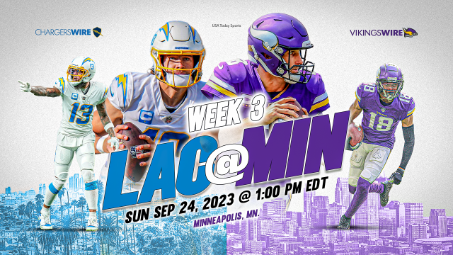 Minnesota Vikings vs. Los Angeles Chargers Week 3 Game Preview and  Predictions 