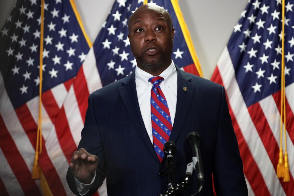 U.S. Sen. Tim Scott on June 23, 2020, in Washington, DC.