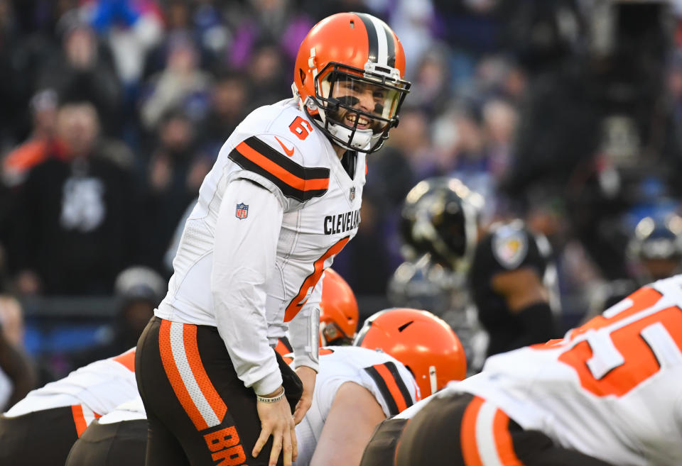 Baker Mayfield brings unparalleled optimism to the Cleveland Browns franchise. (Photo by: 2018 Nick Cammett/Diamond Images/Getty Images)