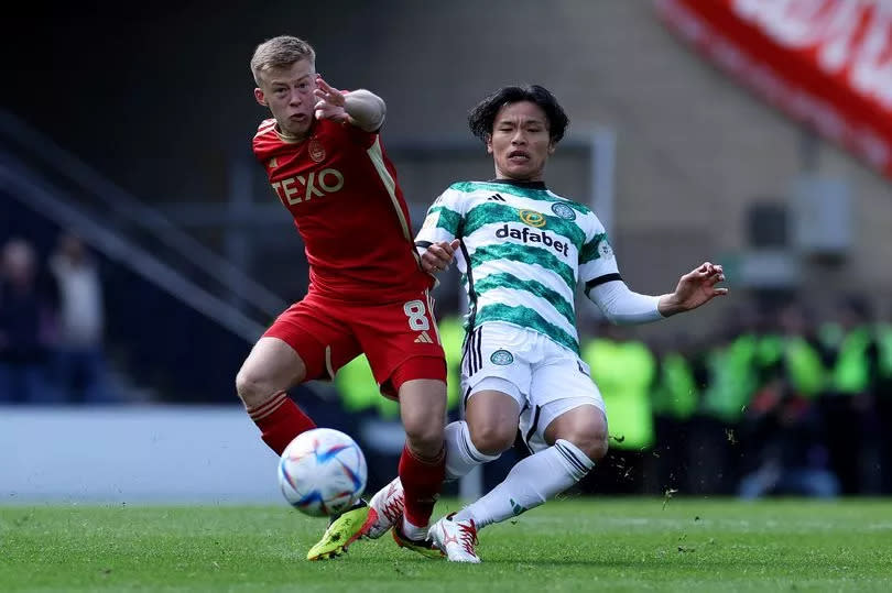 Rangers target Connor Barron in action against Celtic