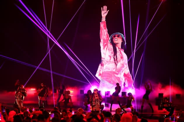 Offset and Quavo Takeoff tribute Offset and Quavo Takeoff tribute.jpg - Credit: Christopher Polk/Variety/Getty Images