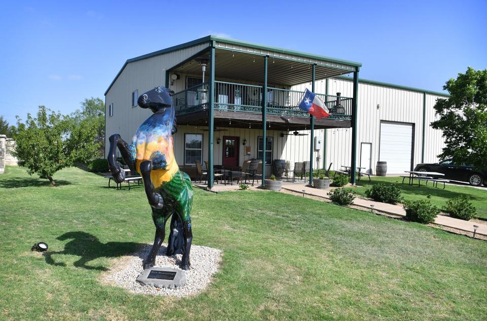 Horseshoe Bend Cellars Vineyard and Winery is about 10 minutes West of downtown Wichita Falls and features a variety of wines and wine-related products, monthly events and a dog-friendly atmosphere.