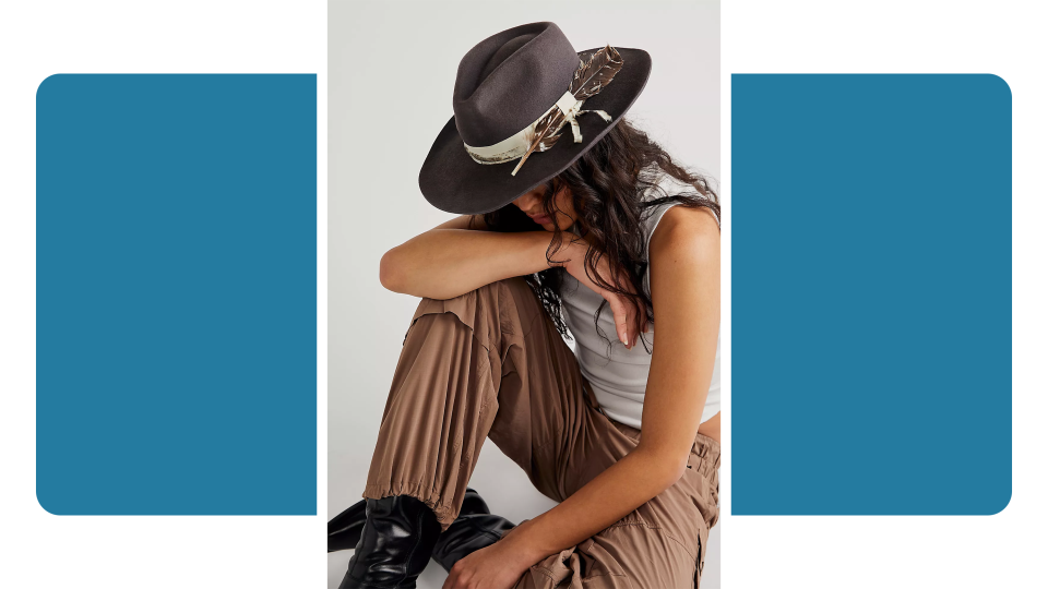 Your coastal cowgirl outfit is only complete once you top it with a cowboy hat.