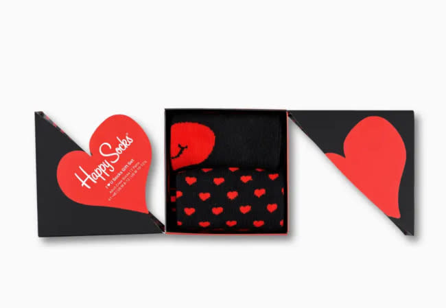 best valentine for him heart socks