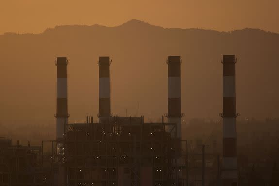 The gas-powered Valley Generating Station is seen in the San Fernando Valley on March 10, 2017 in Sun Valley, California.