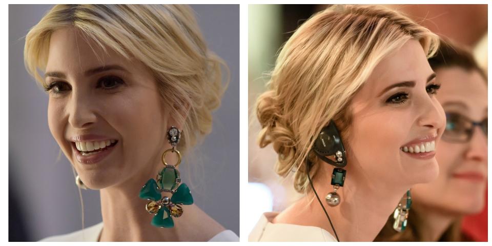 Here's how to try the mismatched earrings trend that celebs like Ivanka Trump and Mandy Moore have been wearing lately.