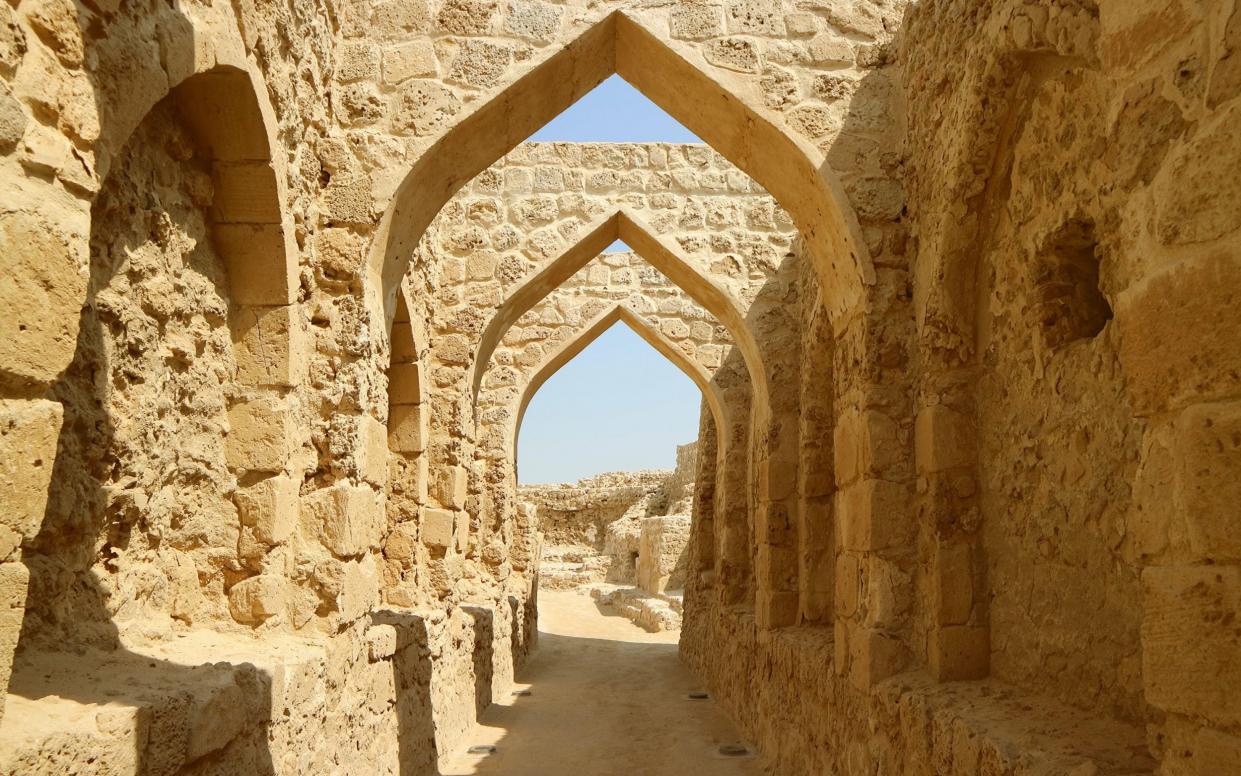 Cradle of civilisations: the archways of Bahrain Fort