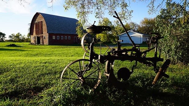 The Rural Municipality of Stanley about 100 kilometres south of Winnipeg has the lowest COVID-19 vaccine uptake in Manitoba. (Jaison Empson/CBC - image credit)