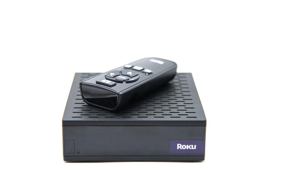 An early edition of the Roku player