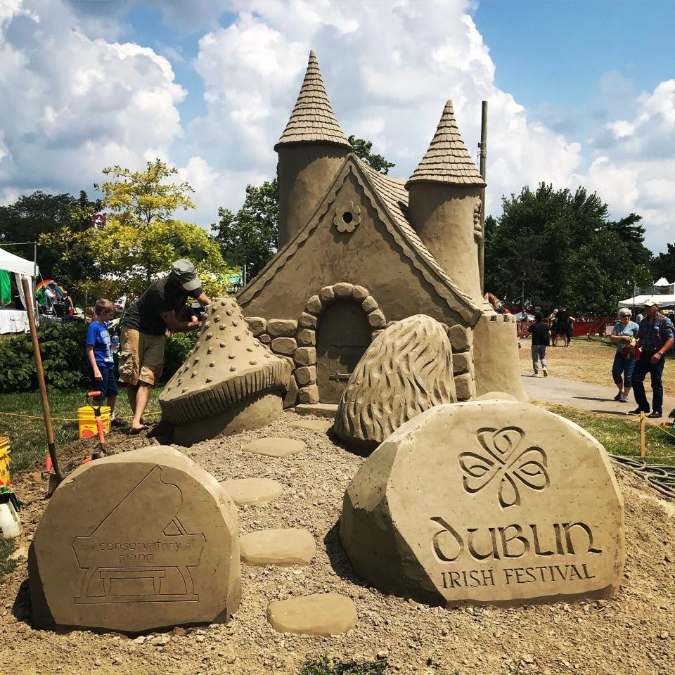 One of the displays of unique artistry at the Dublin Irish Festival