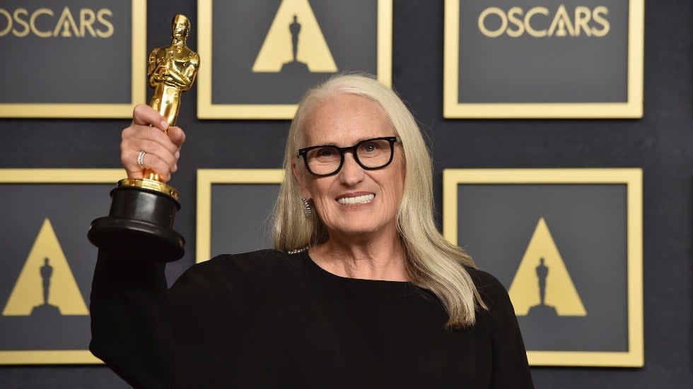 Jane Campion, winner of the award for best director for 