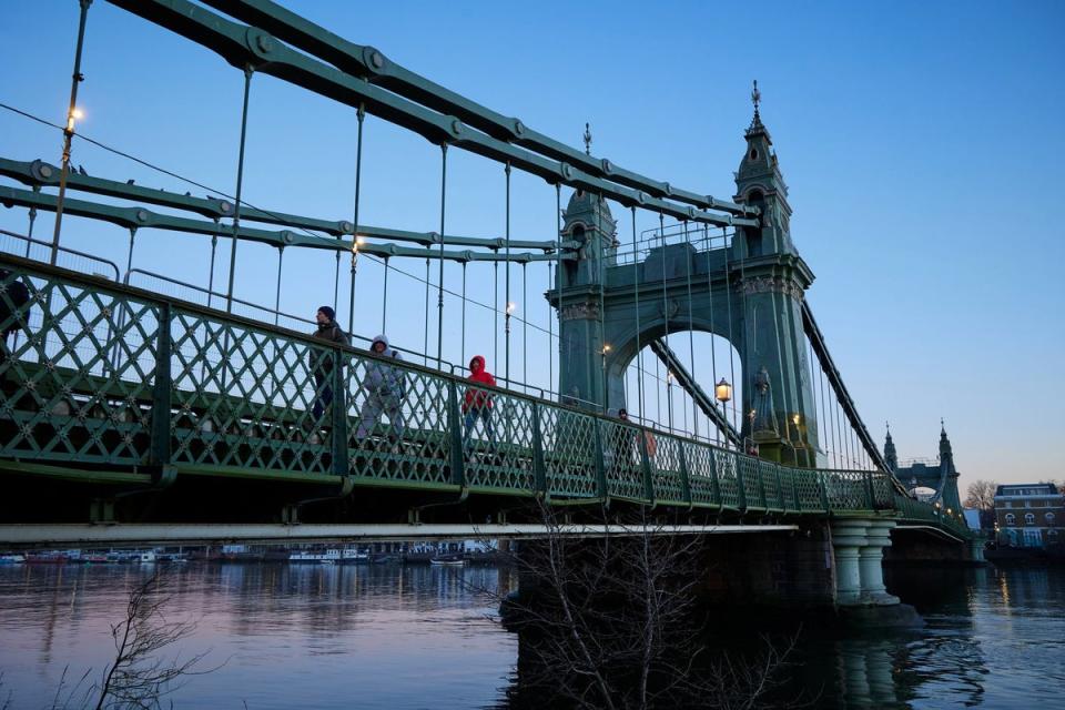 The bridge partly reopened in July 2021 to pedestrians and cyclists (Matt Writtle)