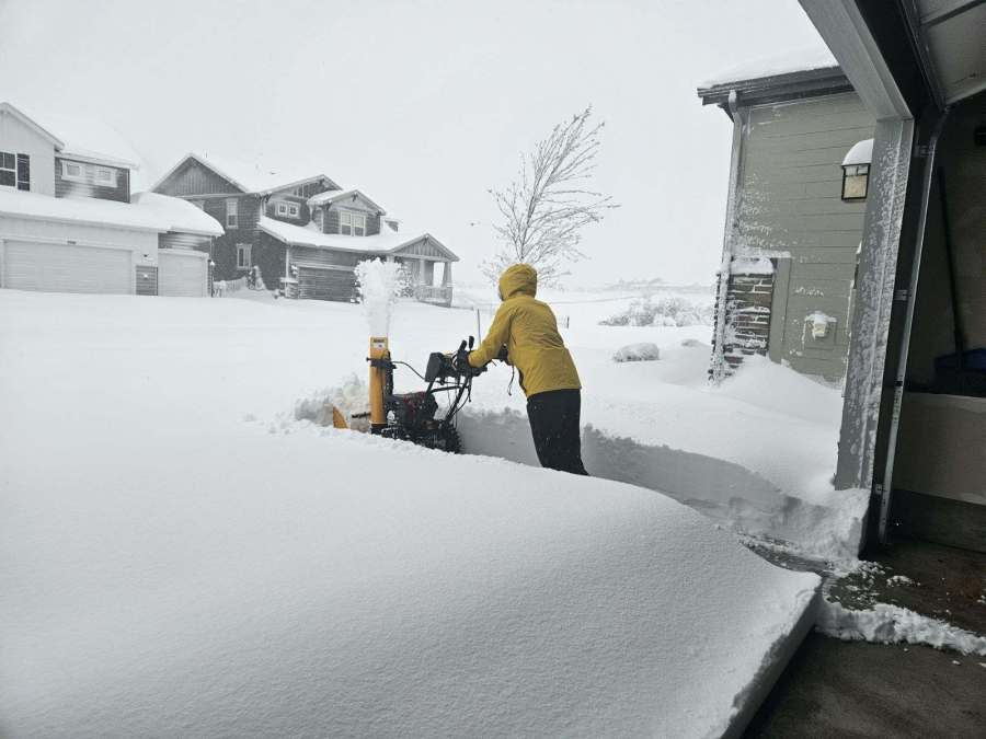 Castle Rock snow (Credit: Christopher Crosby)