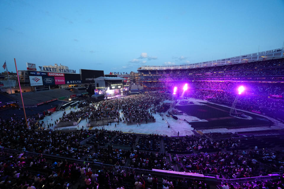 NEW YORK, NY - AUGUST 11: A general view during the Hip Hop 50 Live at Yankee Stadium on Friday, August 11, 2023 in New York, New York. (Photo by Daniel Shirey/MLB Photos via Getty Images)