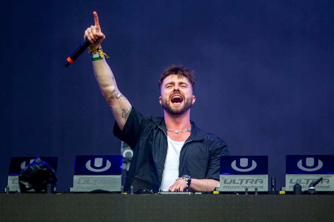 DJ Alan Walker performs during Day 2 of Ultra 2024 at Bayfront Park in Downtown Miami on Saturday, March 23, 2024.