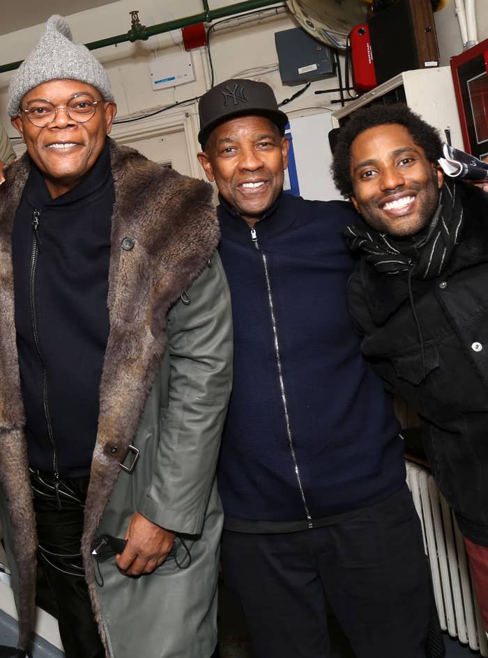 Samuel L Jackson, Denzel Washington and John David Washington