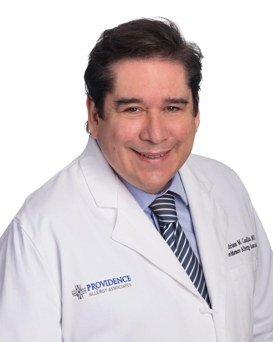 Dr. Adrian Casillas, board certified allergist and immunologist with the Hospitals of Providence.