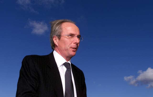 Sven-Göran Eriksson arrives at Villa Park for his first game as England manager