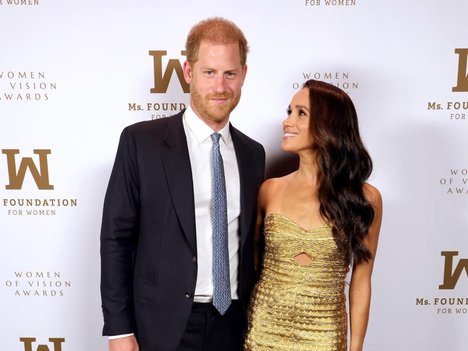 Prince Harry and Meghan Markle attend the Ms. Foundation Women of Vision Awards in May 2023.