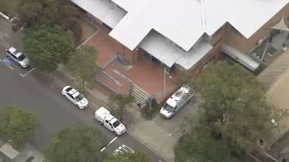 It has beem confirmed that Merrylands Police Station received a threatening letter. Photo: 7 News