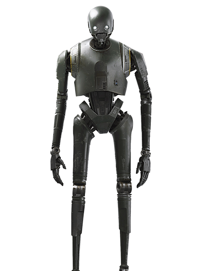 O droide K-2S0 deve preencher a “cota C-3PO” na trama. Mas, ao contrário do simpático robô, ele não é muito chegado em se relacionar com seres vivos e é autoconfiante ao extremo.