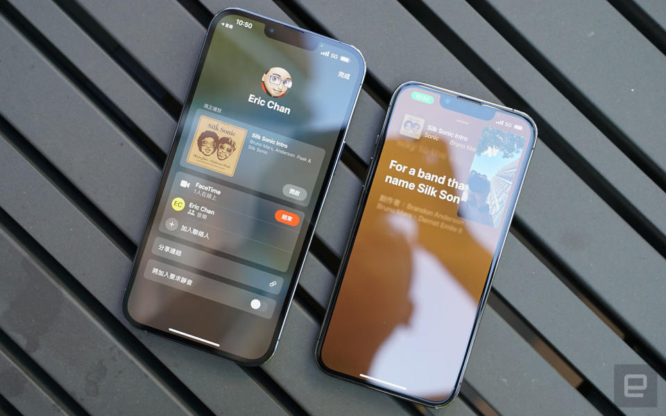 FaceTime 的「同播同享」模式下分享 Apple Music 的音樂