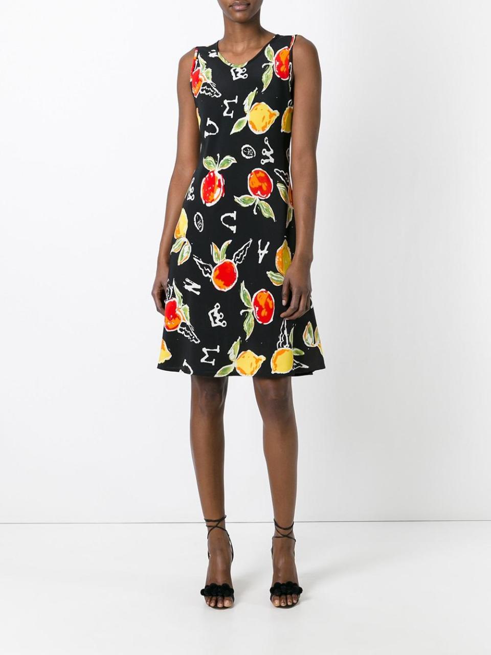 JC De Castelbajac Apple Print Dress