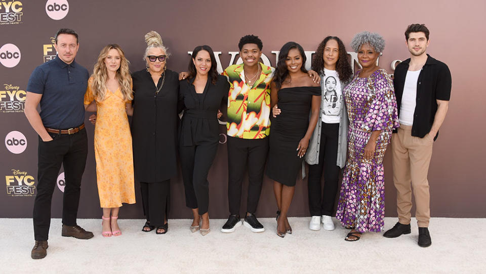 Chris Coy, Julia McDermott, Kasi Lemmons, Marissa Jo Cerar, Cedric Joe, Adrienne Warren, Gina Prince-Bythewood, Tonya Pinkins and Carter Jenkins attend the ‘Women Of The Movement’ FYC event on June 9. - Credit: Gregg DeGuire/FilmMagic