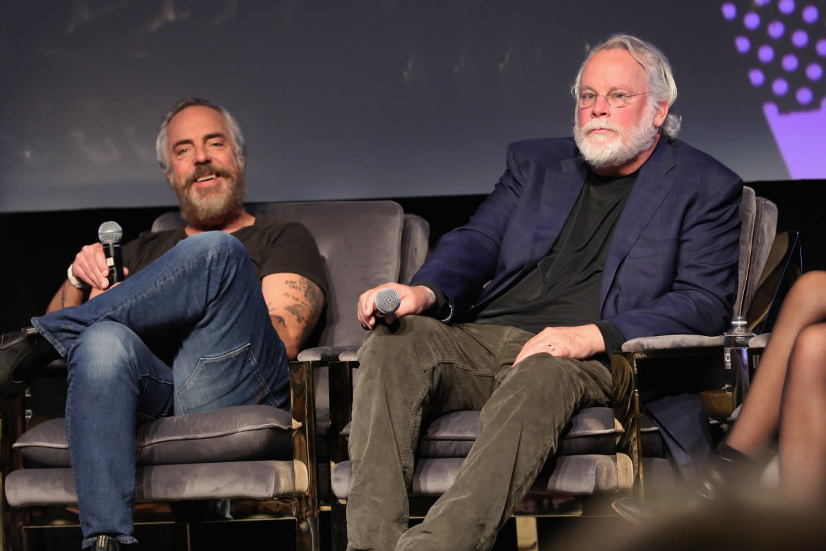 Titus Welliver and Michael Connelly<p>Getty Images</p>