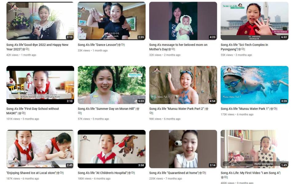 Song A has posted 12 videos over the last nine months, and attracted a following of 21,000 subscribers in the process.