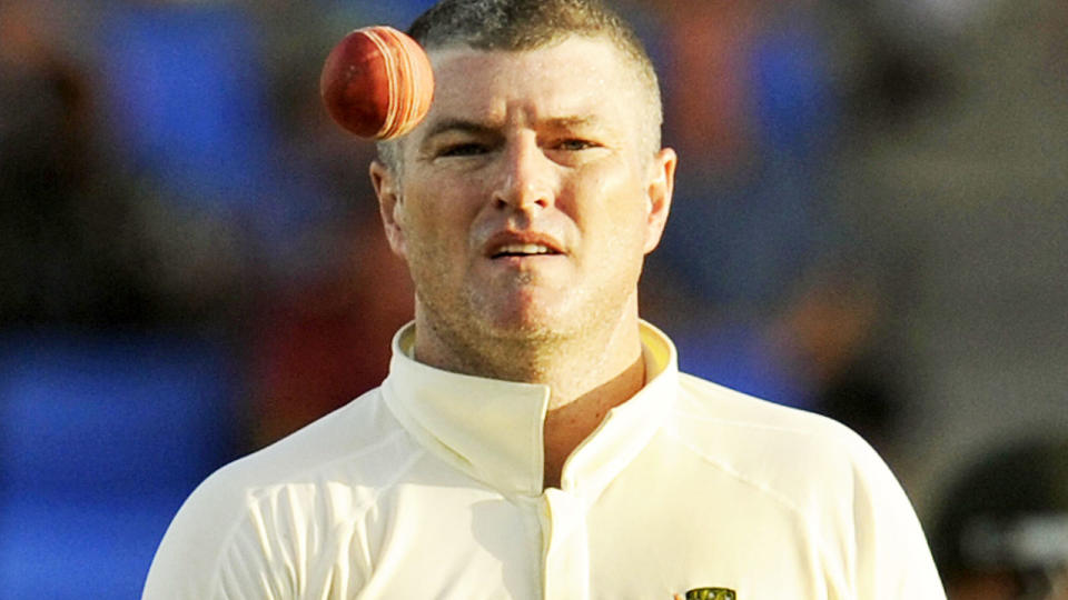 Stuart MacGill, pictured here in action during a Test match in 2008.