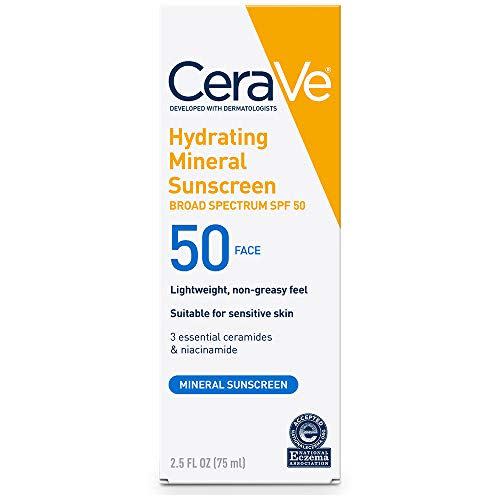 8) Hydrating Mineral Sunscreen SPF 50