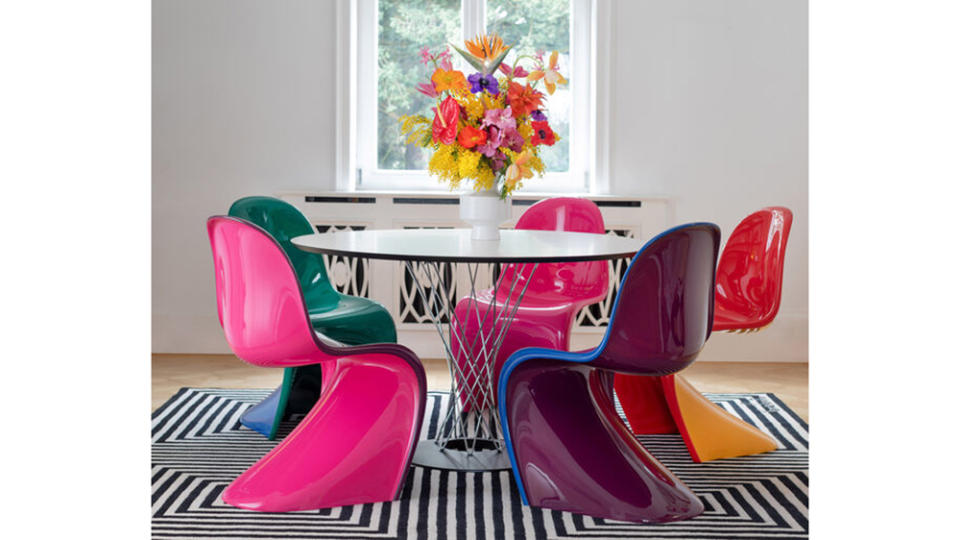 The new edition Vitra Panton Duo chairs. - Credit: Courtesy of MoMa Design Store