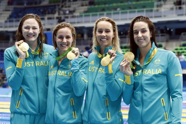 Cate Campbell's efforts helped Australia win gold in the 4x100m freestyle relay at the Rio 2016 Olympic Games