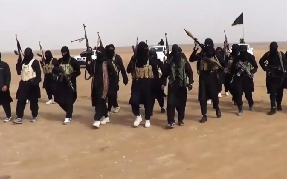 A still from a 2014 Islamic State of Iraq and the Levant (ISIL) propaganda video