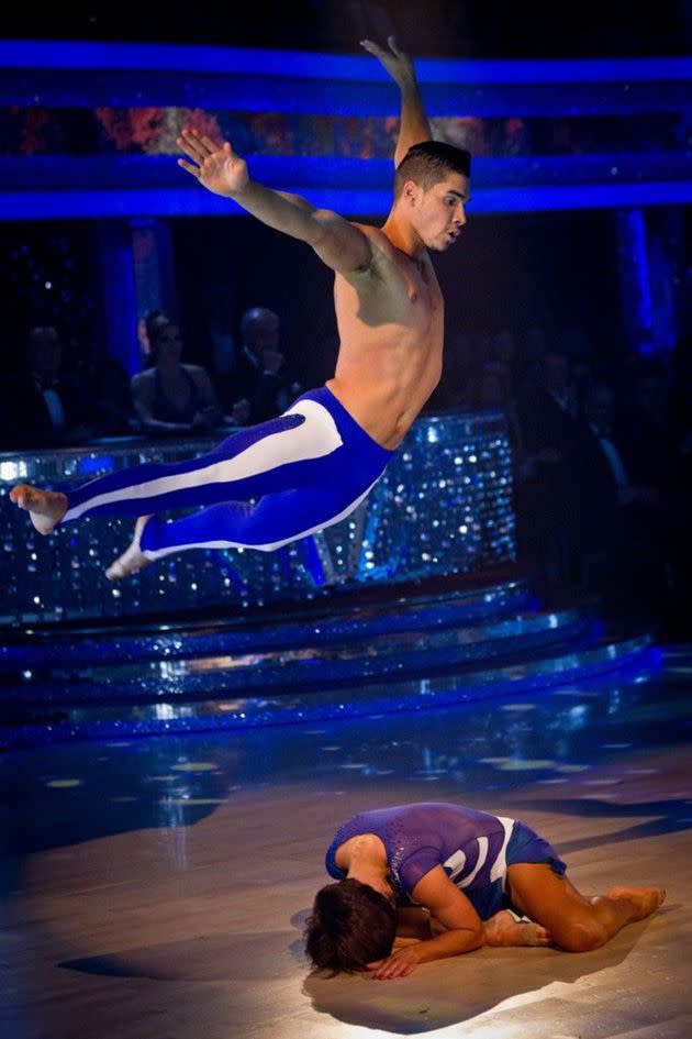 Louis and Flavia's Showdance was unlike anything else the show had seen before at the time (Photo: BBC)