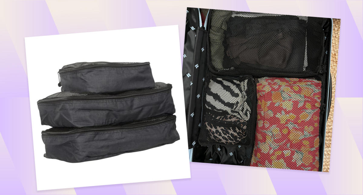 I tried £12.99 packing cubes and will now never travel without them