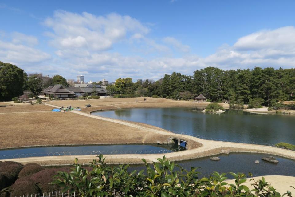 岡山後樂園是日本三大名園之一。