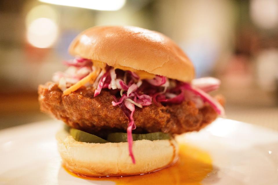 The Hot Birdie chicken sandwich is a featured dish that will be offered at Hot Birdie's Chicken, a new quick service restaurant opening later this year that is owned by Kevin Stout, who also owns Food Glorious Food. 