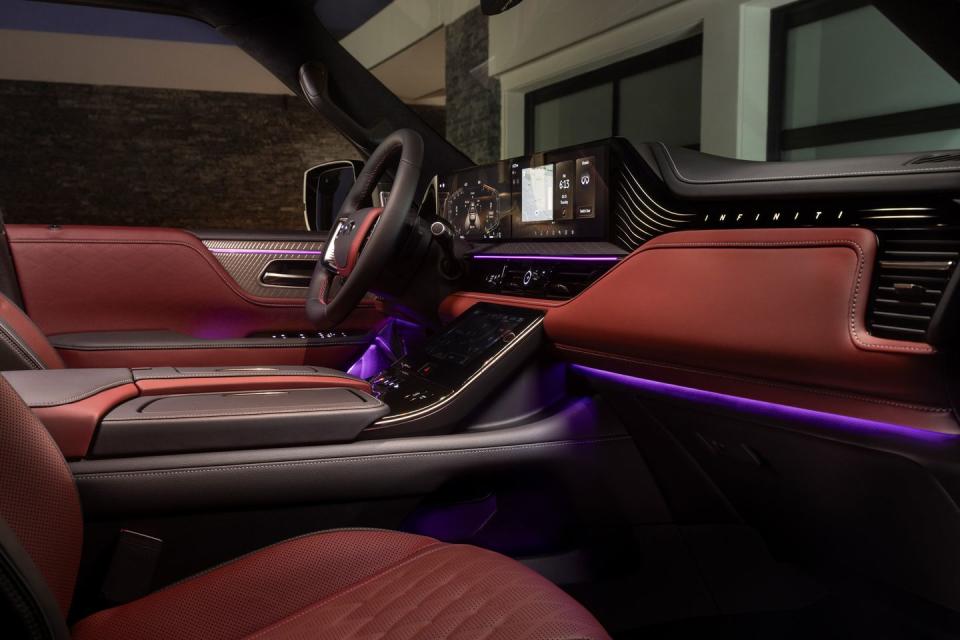 2025 infiniti qx80 interior