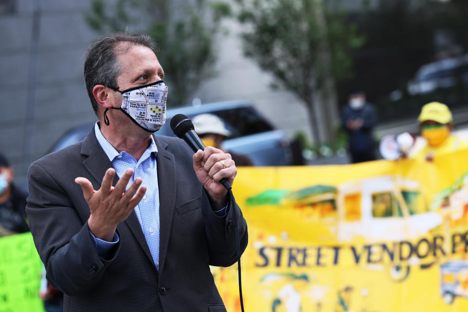 Brad Lander, a City Council member from Brooklyn's Park Slope neighborhood, is the leading progressive contender for comptroller.  (Photo: Michael M. Santiago via Getty Images)