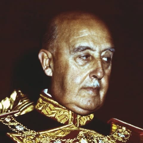 Spain's transition to democracy failed to confront the horrors of General Franco's rule, campaigners argue - Credit:  AP