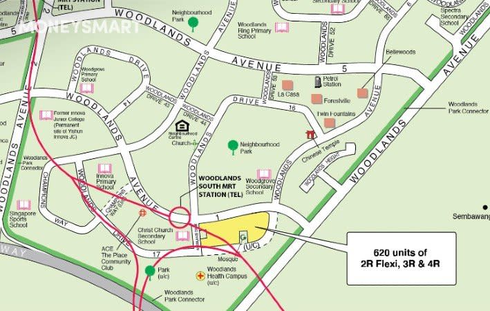 The August BTO Woodlands launch will be located on Woodlands Avenue 1