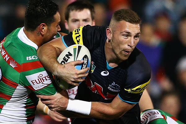 Cartwright in action against Souths. Image: Getty