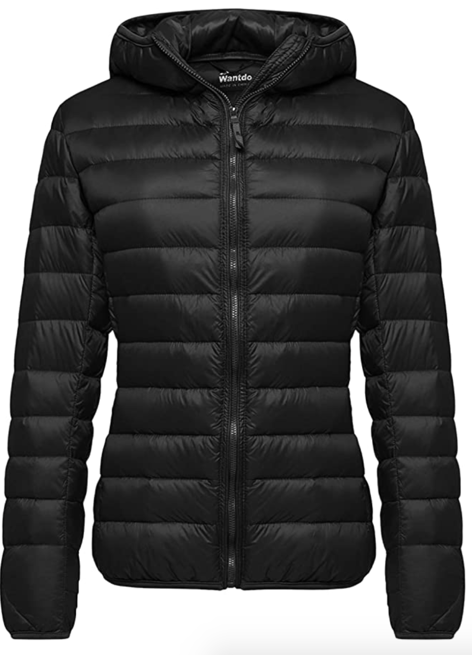 8) Packable Hooded Down Jacket